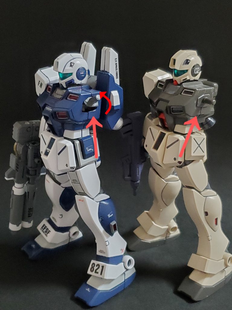 今回の一番のポイントは肩パーツの移植作業❕上手く行くか判らず手探りで切って開口して四苦八苦しながらはめ込みました~😥💦前後の可動は得られませんでしたが上下可動は獲得👍✨これのお陰でアクションシーンにも幅が広がり、肩も上げる事が出来ます🎵チャレンジして良かった~と、ホッとしています😰