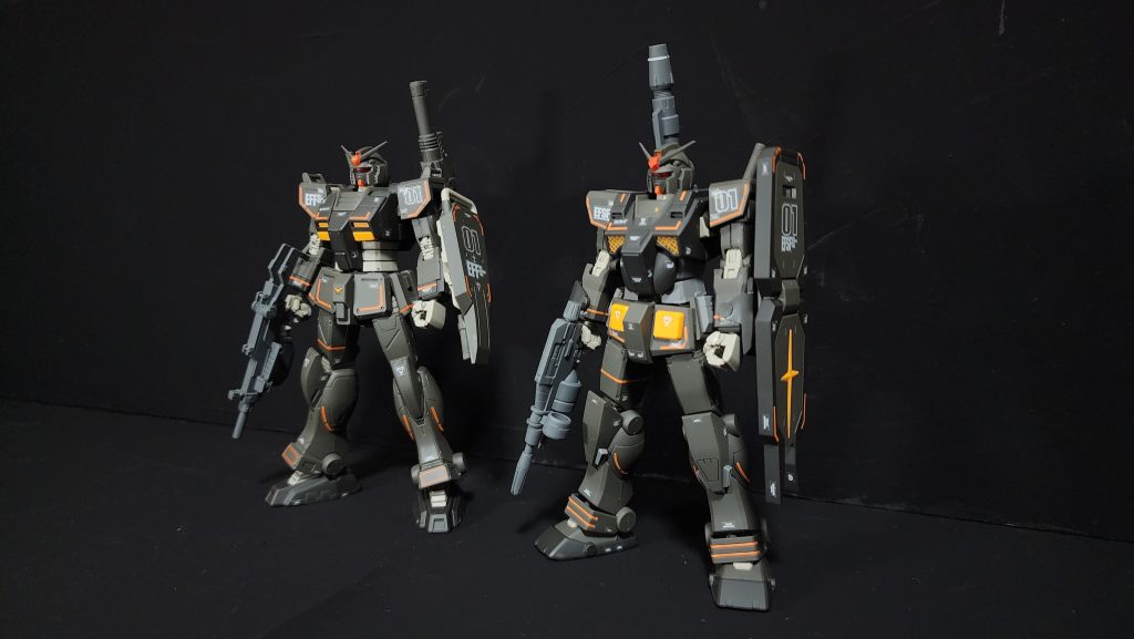 局地型ガンダムと。似てるようで結構違います。 