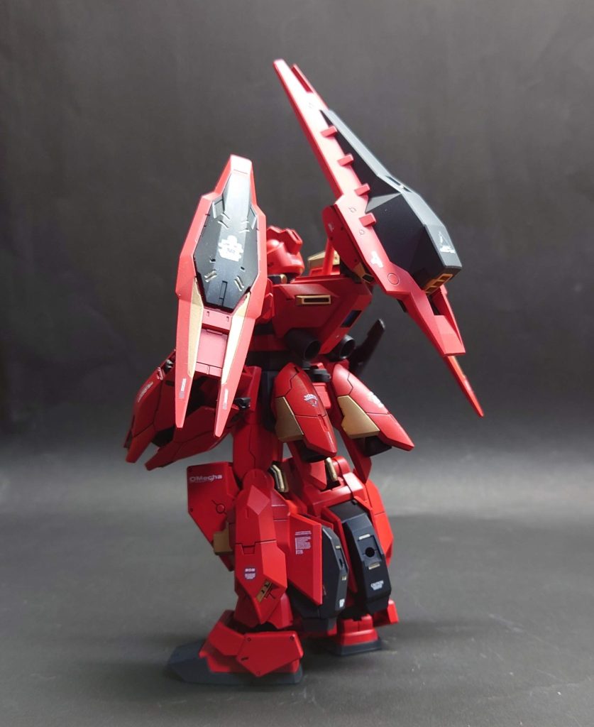 バックショットです。ね、ブースターモリモリで頭悪そうでしょ?