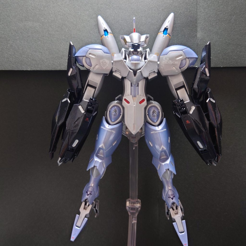 ガンダムのテロ事件を受けGフォース(ガンダム迎撃専門組織)を結成したという設定。ベギルペンデM型のMは、Mobile Operation GUND-ARM Expert Robot Aero-type対GUND-ARM作戦用飛行型機動ロボットの略ですMOGEEAのパクリです!