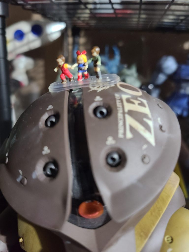 カツ、レツ、キッカです。軟質パーツ？製なので意外とバリ取りに苦労しました。小さくて塗り分け厳しい！