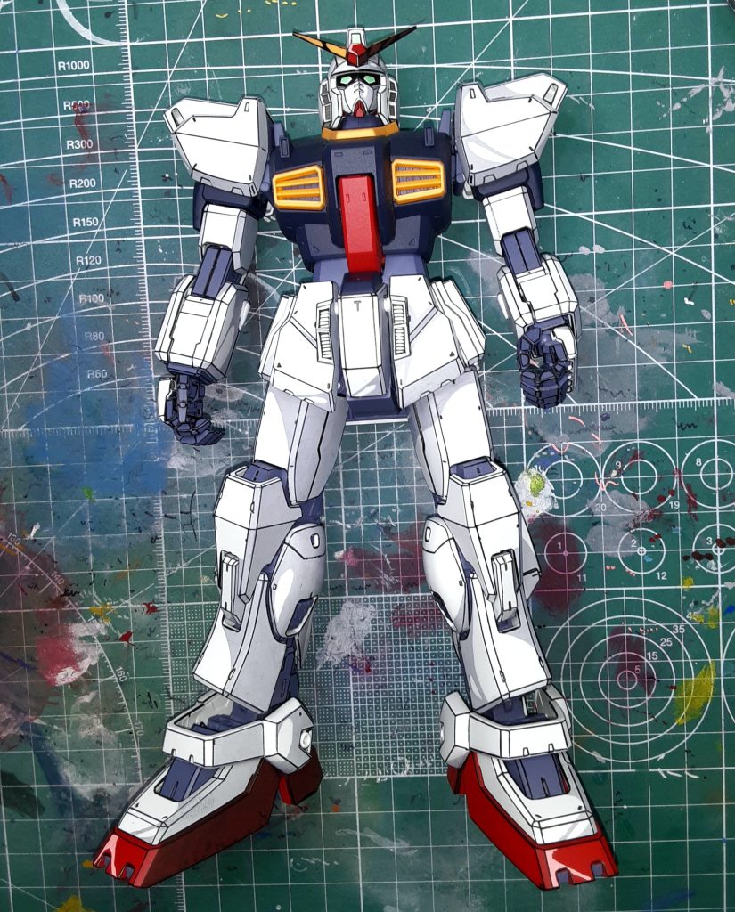 MGガンダム マークII アニメ塗りです–5枚目/制作者：Gundamdamdam