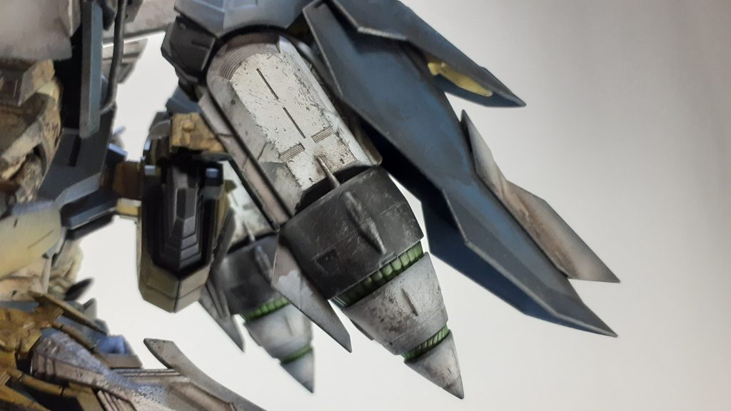 基本塗装部分にはウォッシングとチッピング