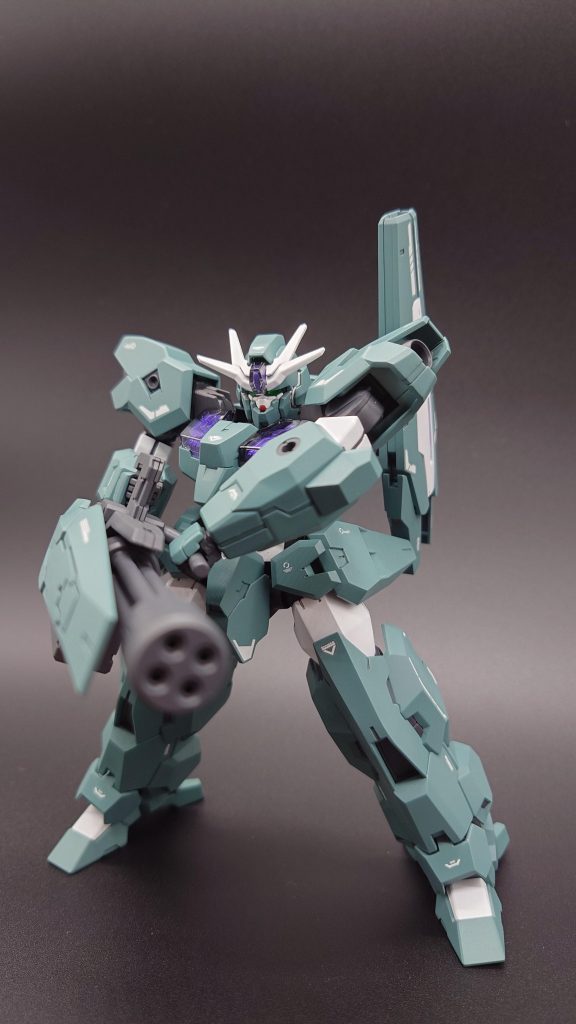 ガトリングを構えて