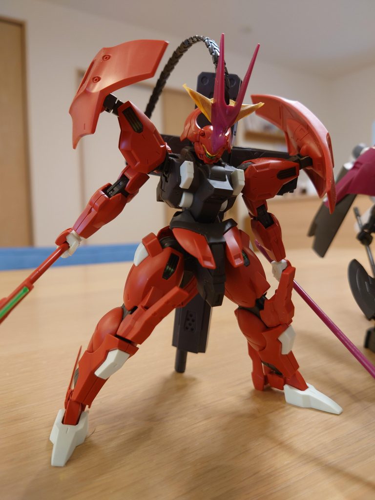 ボツ案　追加武装はパニッシャーだけにしてブレードアンテナも切り飛ばしてやろうと思ってましたが、あまりシルエットが変わらなさそうだったので、ボツ。