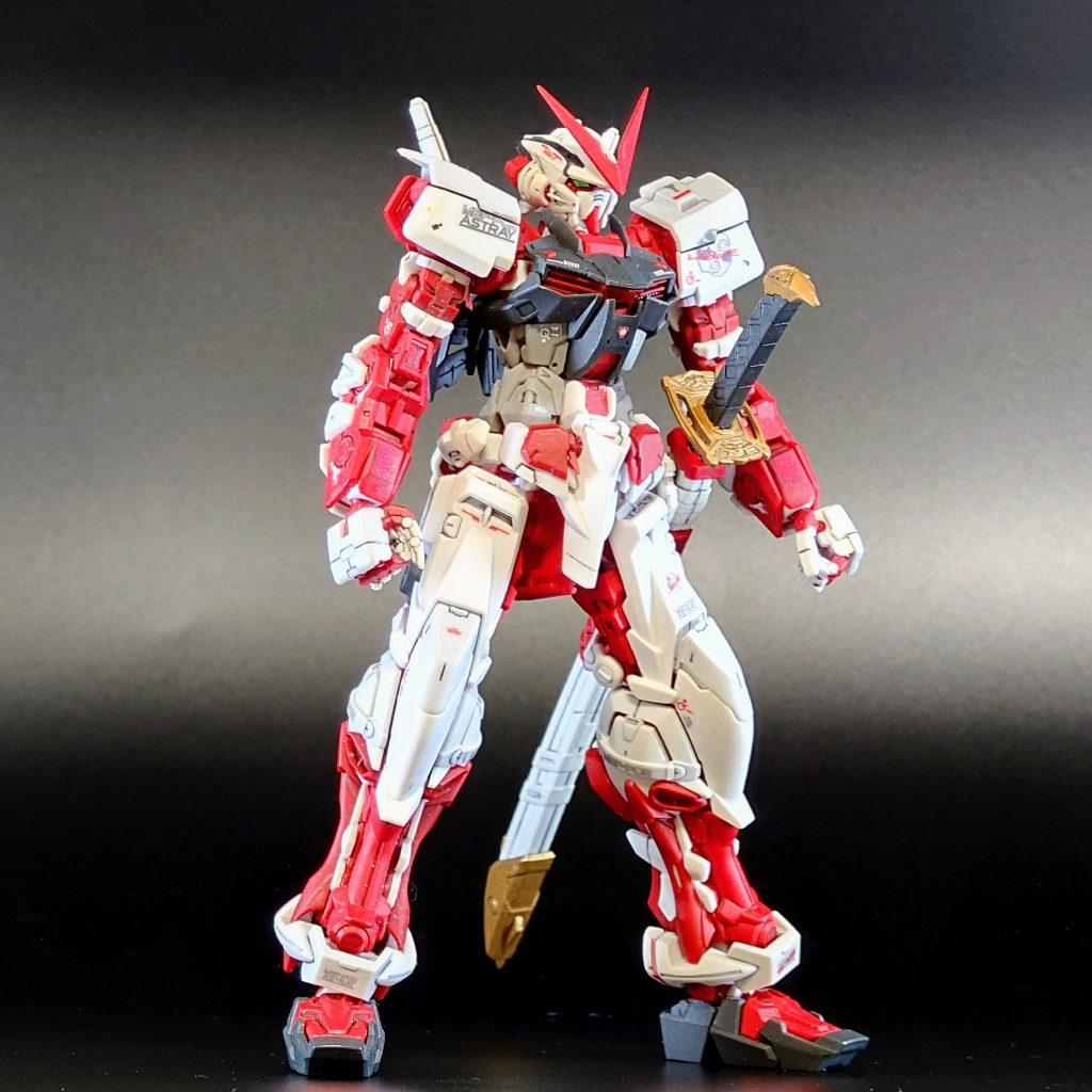 改造したのはフェイス部分のみ、RGよりHGの方が好みなので移植してます。