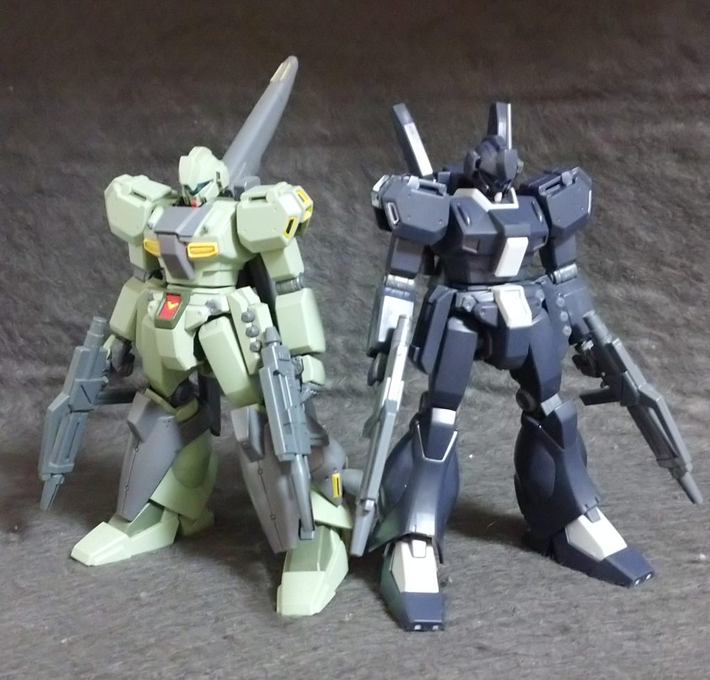 二挺拳銃といえば､ジェガン(高機動仕様)と比較🤭