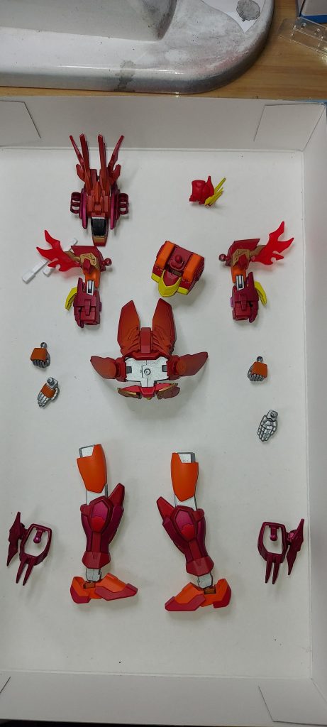 本体は艶消しクリアー