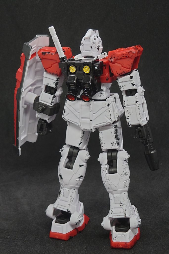 後のブースターは元は白でしたがガンダムマーカーでヌリヌリしてます！