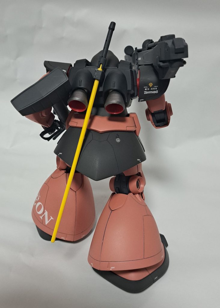 ３倍早く動けるようにバックパックのバーニアを大型化