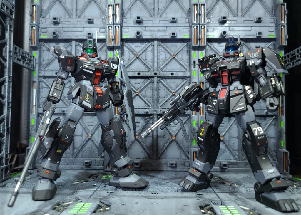 以前作ったジムスナイパーと2ショットリド・ウォルフ隊作ろうかな😁