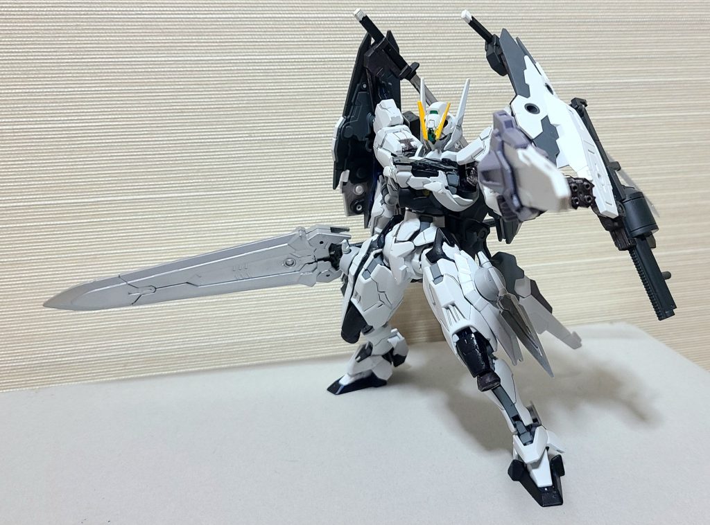 最後はビームライフルを構えてのポーズここまで見ていただきありがとうございました