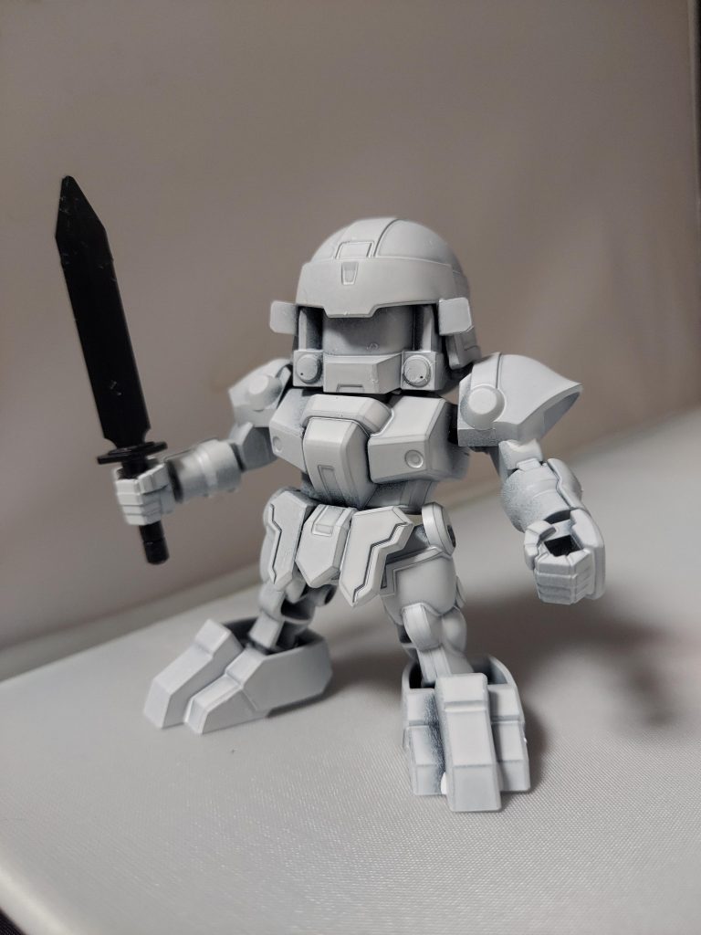 とりあえずホワイト塗った所青い部隊兵もいるんだけど青色塗料買い忘れてまた今度に…