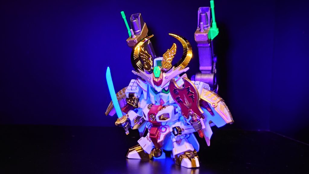 日輪剣は光らせました