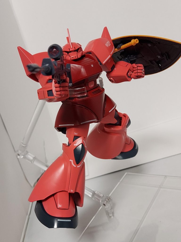 ゲルググかっこいいですよね✨たまたま中古ショップ行ったら定価で売ってたので速攻買いましたw