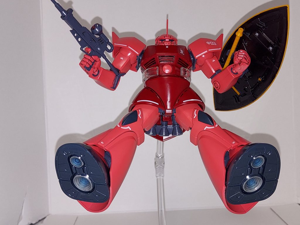 バーニアもシルバーで塗って、中にブルーのレジン入れてみました✨なんとなく噴射してるイメージ
