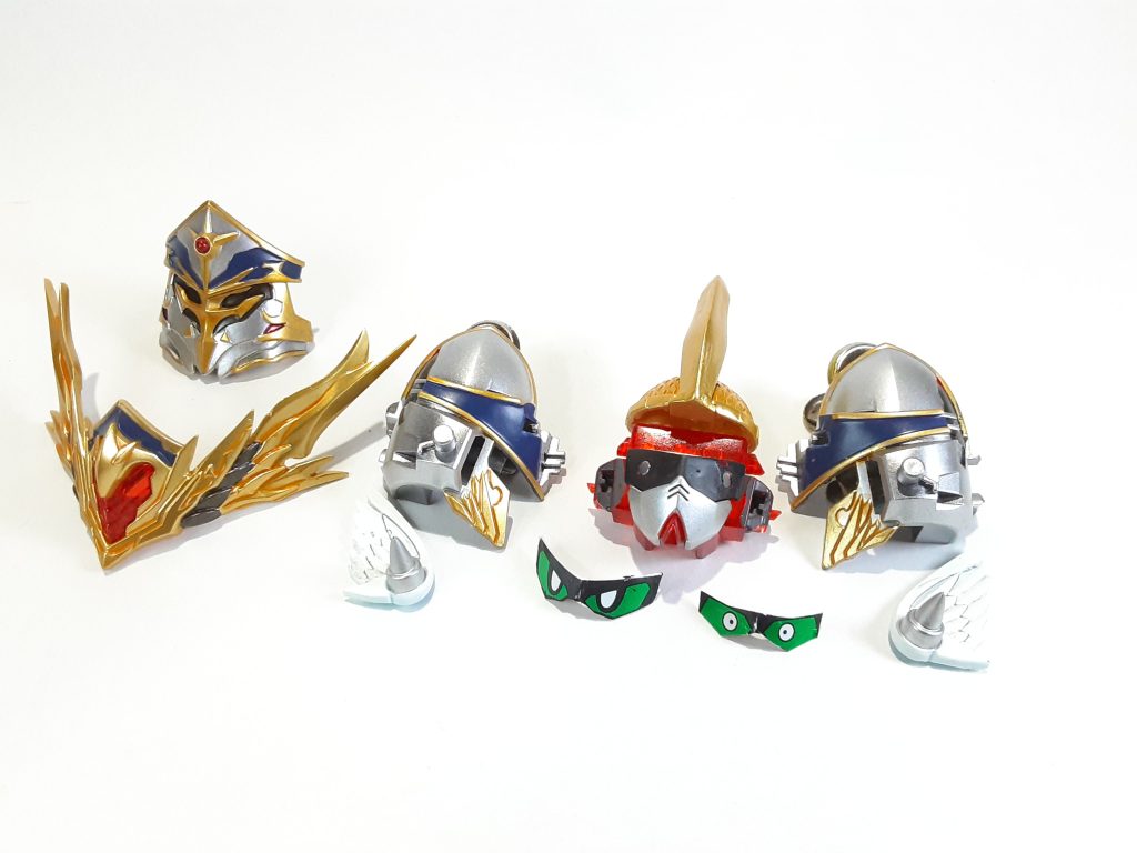 アーサーガンダムは剣を構えてる時は目がキリッとしてる印象だったので加工し選択式にしました