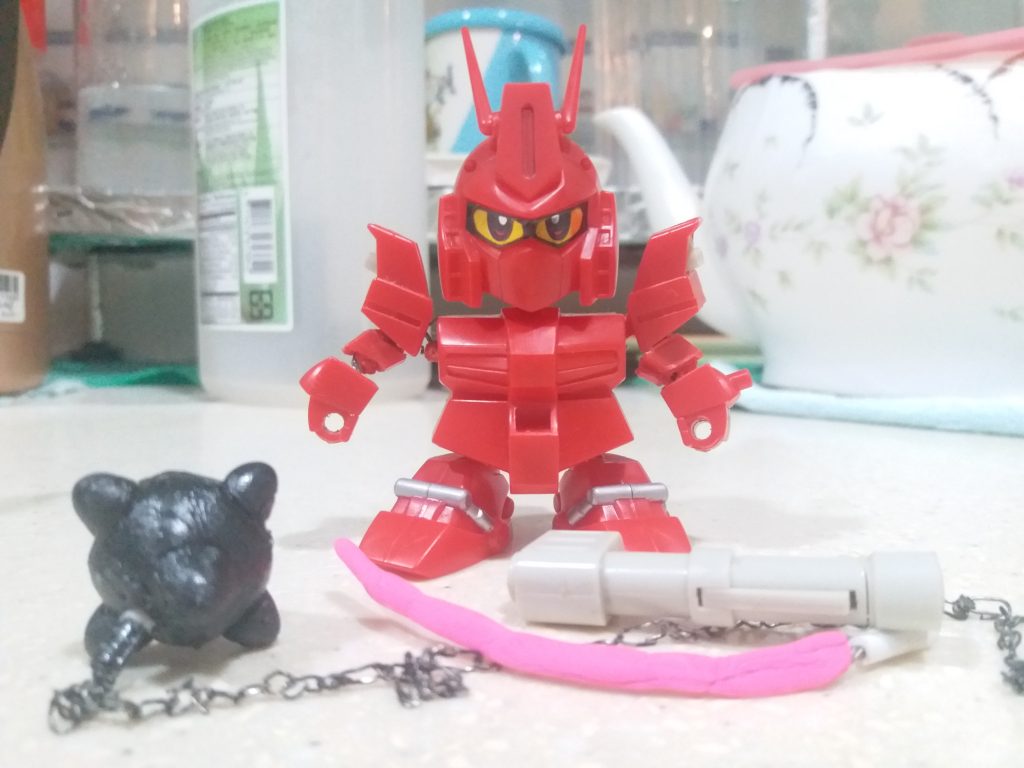 BB戦士　パーフェクトガンダムⅢ レッドウォーリア–2枚目/制作者：LUNLUN（邪道可動）