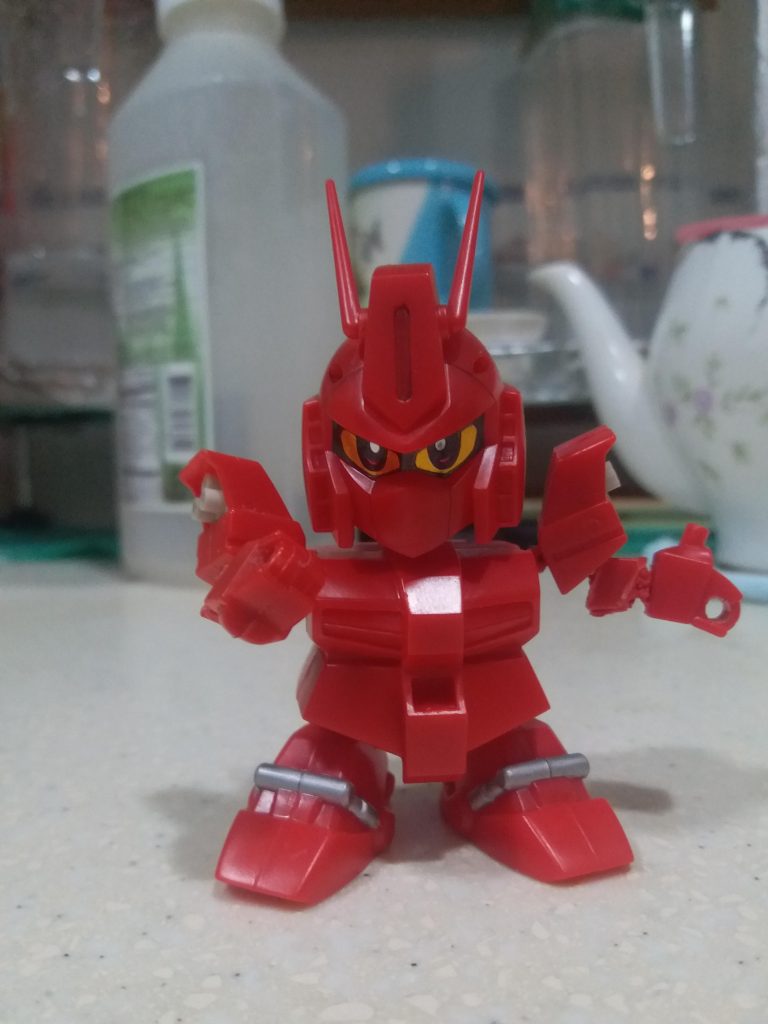 BB戦士　パーフェクトガンダムⅢ レッドウォーリア–3枚目/制作者：LUNLUN（邪道可動）