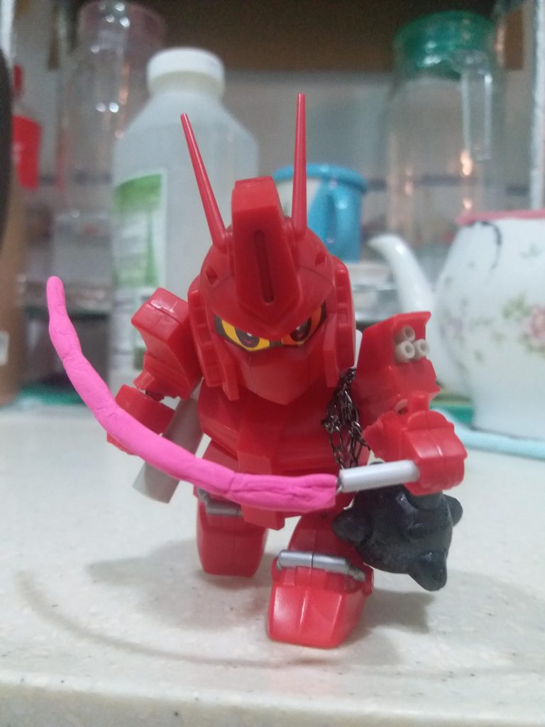 BB戦士　パーフェクトガンダムⅢ レッドウォーリア–4枚目/制作者：LUNLUN（邪道可動）