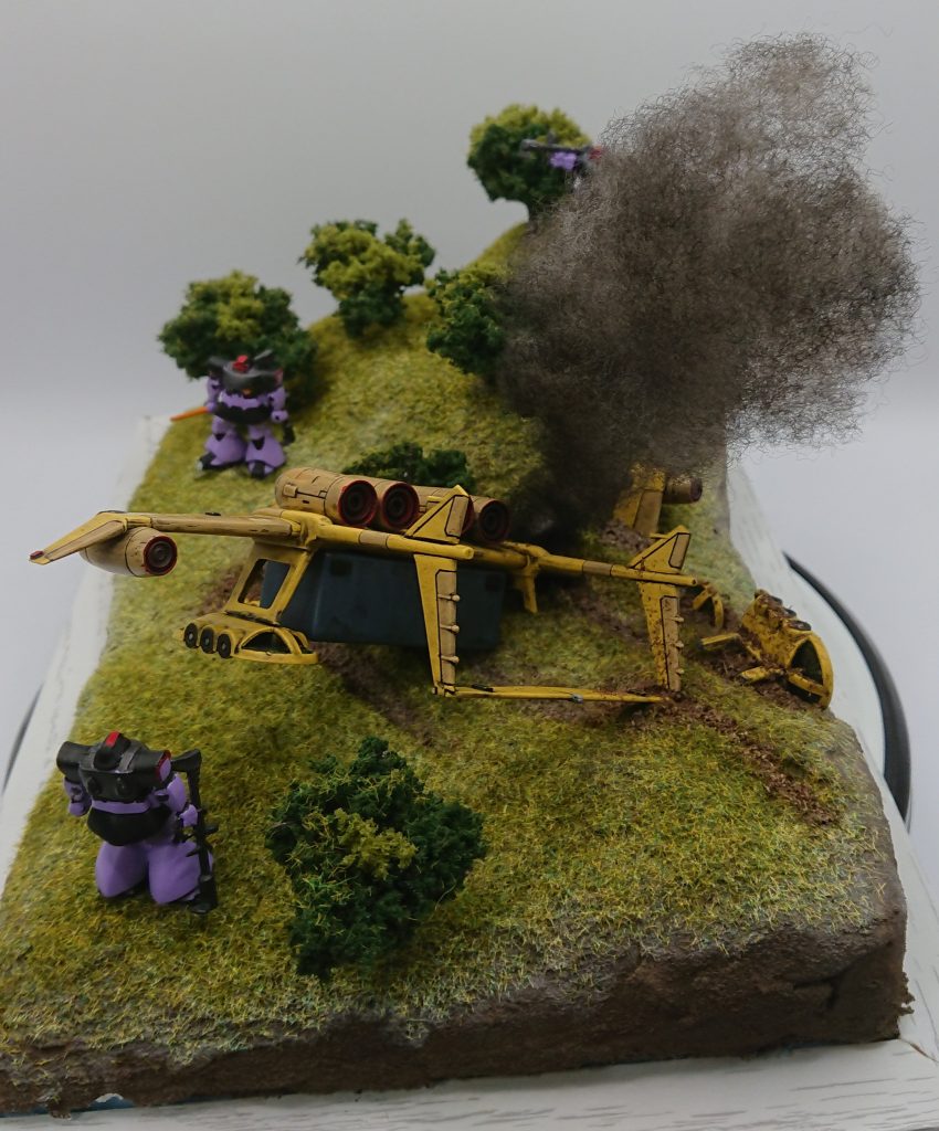 せっかく作成したミデアを破壊するのは気が引けましたが…