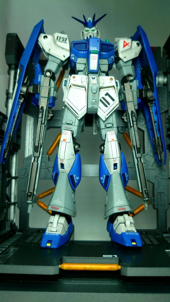 整備ドックにて。