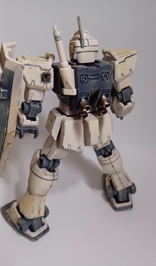 バックショット熱で焦げたバーニアが良い味を出してるんですよね。僕のこだわりポイントです。