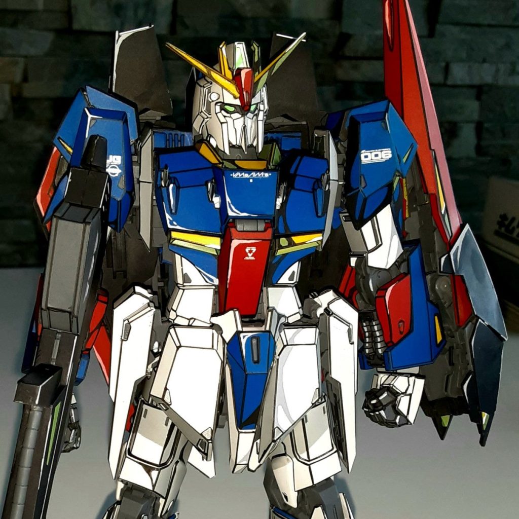 MG ゼータガンダムver.ka アニメ塗り｜Gundamdamdamさんのガンプラ作品｜GUNSTA（ガンスタ）