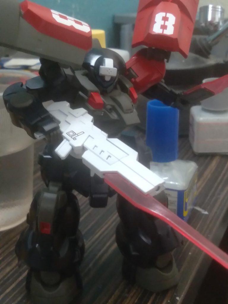 The beam rifle add-on looks very cool. Especially with the beam bayonet accessory