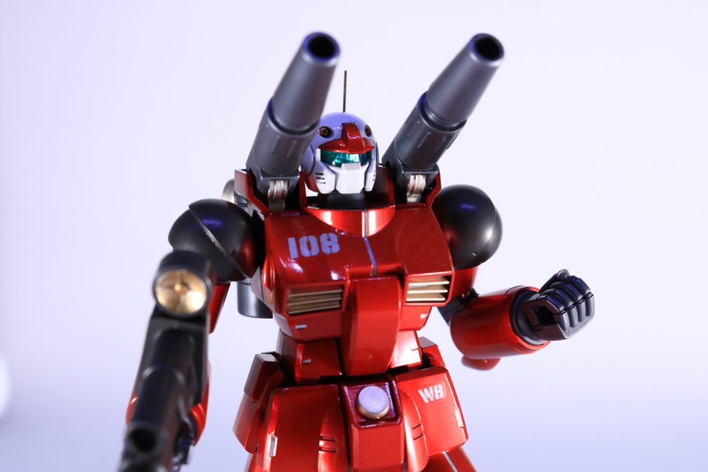 塗装はサクサクと出来ましたし、なかなかお気に入りになりました。オリジン版も発売しましたし、皆さんもぜひガンキャノンを！それでは～。