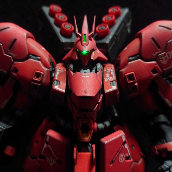 RG 1/144 サザビー(部分塗装、電飾、ウェザリング)｜Chohnanさんのガンプラ作品｜GUNSTA（ガンスタ）