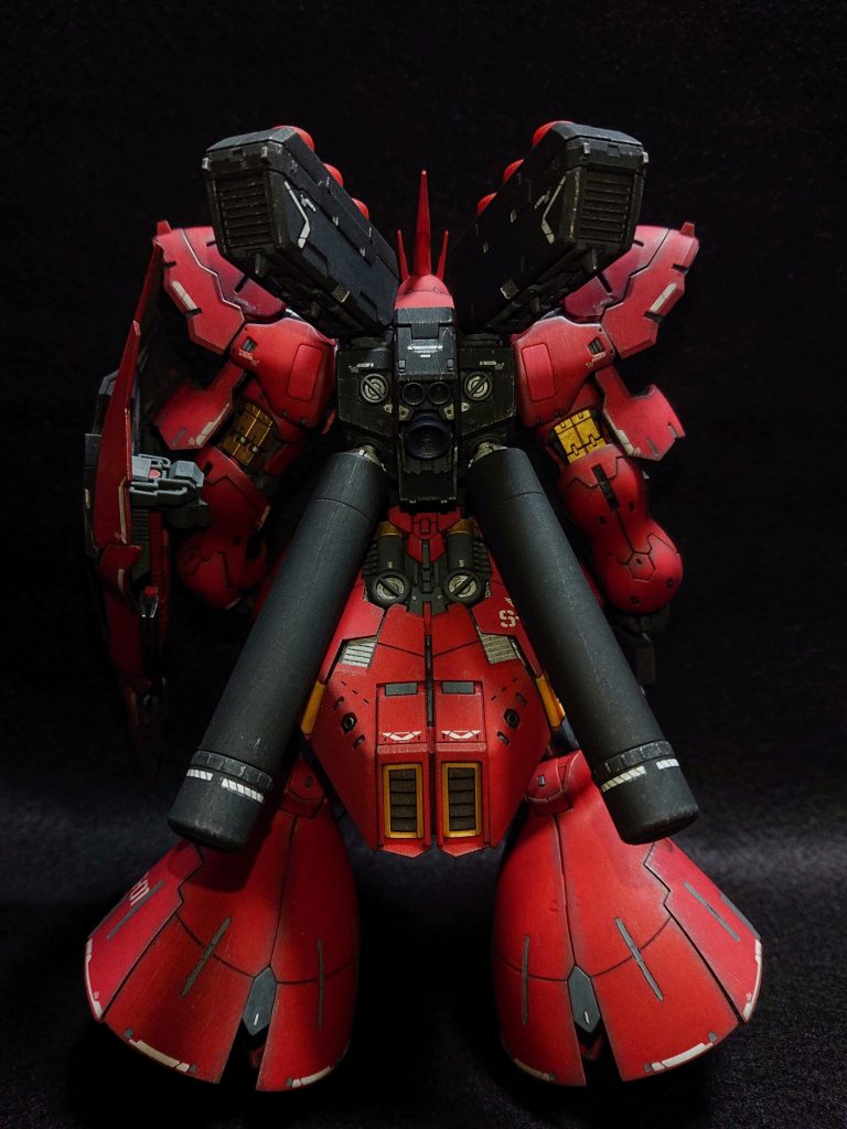 RG 1/144 サザビー(部分塗装、電飾、ウェザリング)–7枚目/制作者:Chohnan