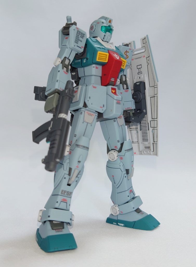 HG ジム(スレッガー搭乗機)–3枚目/制作者：ガノー