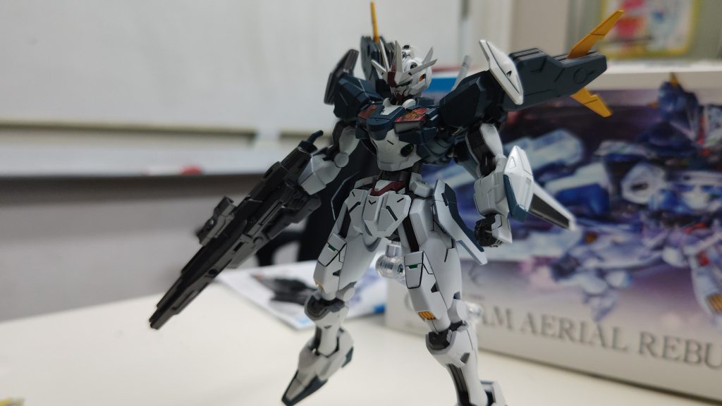社外の塗装ブースでエアリアル改修型を自分が作成しました!https://gumpla.jp/hg/1370179