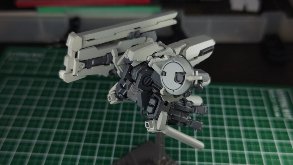 バックパック単体で。コアファイターとかつけるとMAとして成立しそうな感じ。完成しちゃうと、見えなくなる部分も、作り込んでたり。自己満足ですね。最後にtwitterであげた動画です。https://twitter.com/Juntaro_nullmo/status/1670274187666264067?t=dC4RAH8Z_WQ1ef1b3NjETQ&s=19