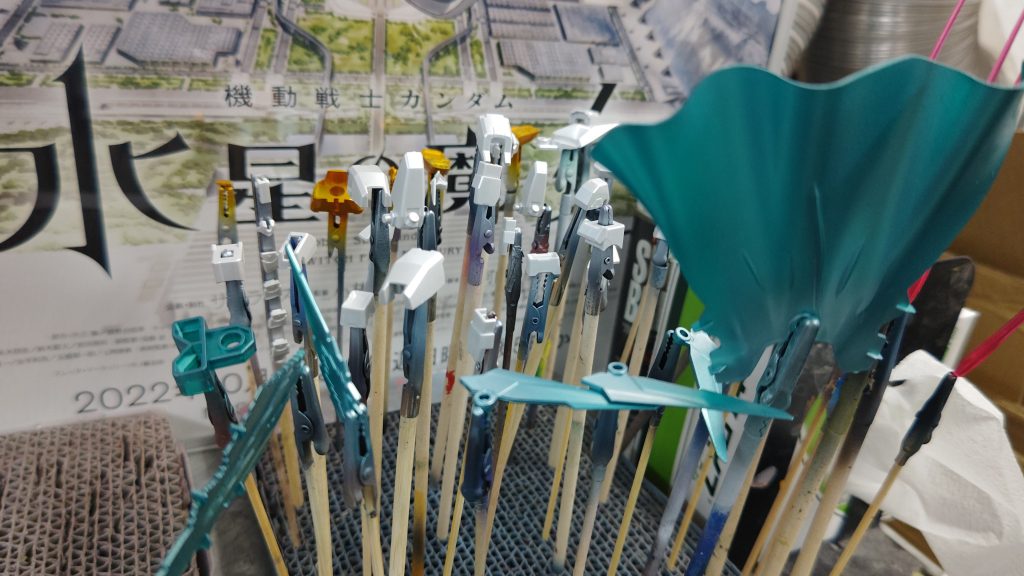 宇宙色塗装 HGBD:R ガンダムTRYAGEマグナム–4枚目/制作者:かつらく