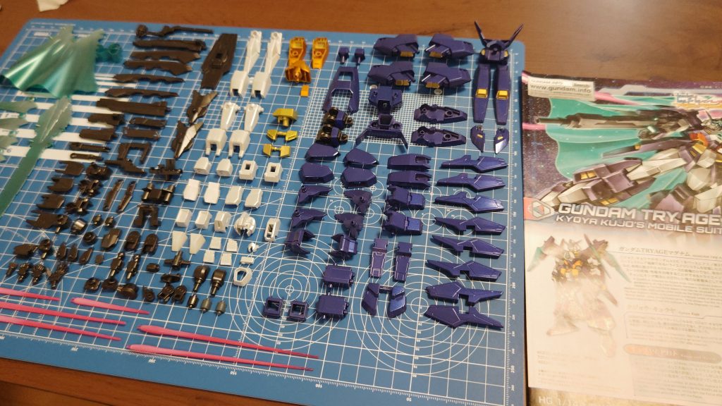 宇宙色塗装 HGBD:R ガンダムTRYAGEマグナム–6枚目/制作者:かつらく