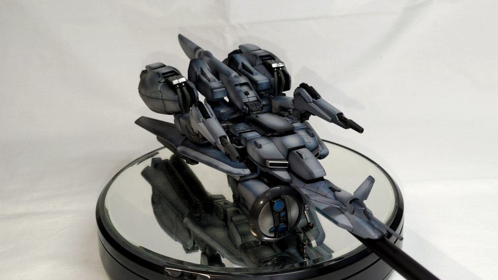 塗装後はこのようになりましたビーム・スマートガンのスコープはUVレジンを使用して加工しています