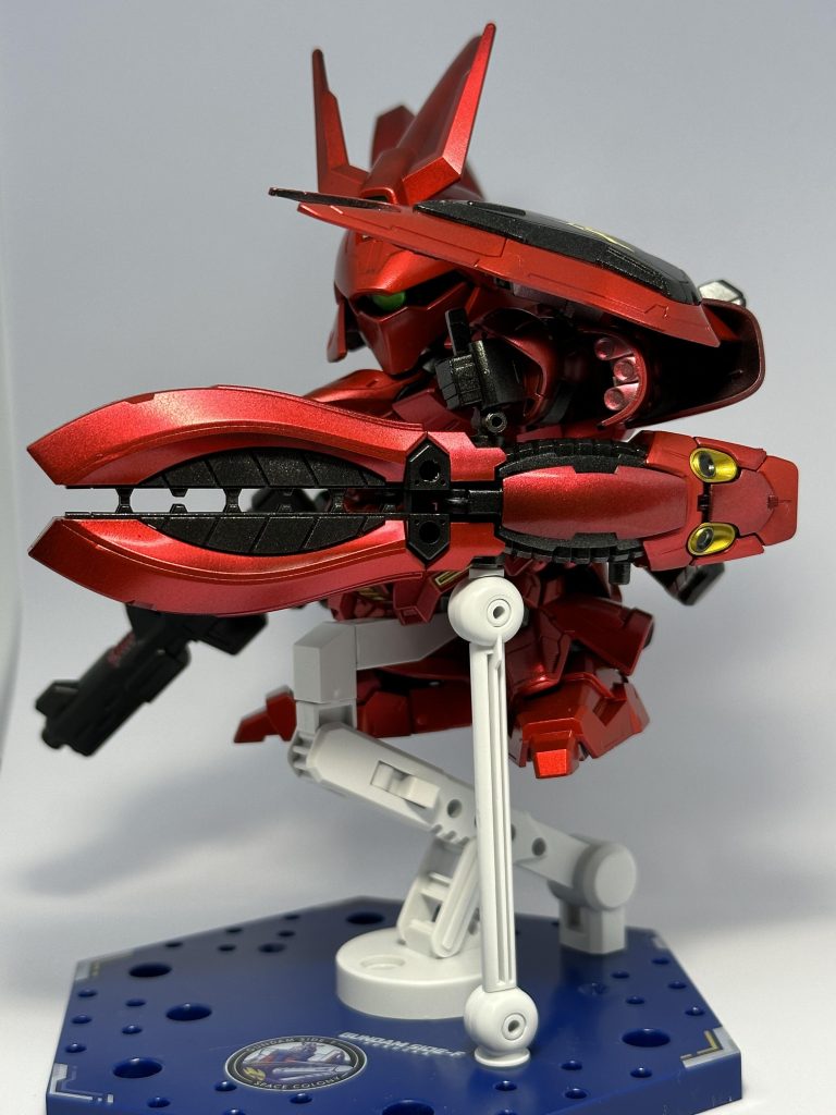 ダブル•ホーン•ファンネルの塗り分けを何とかできて満足です。