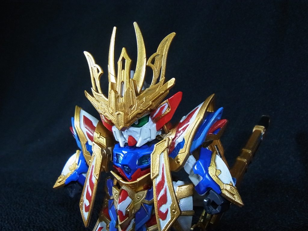 シリーズ全機筆塗り全塗装 8機目★SDW 曹操ウイングガンダム 倚聖の装–2枚目/制作者:@gothloli_lyra