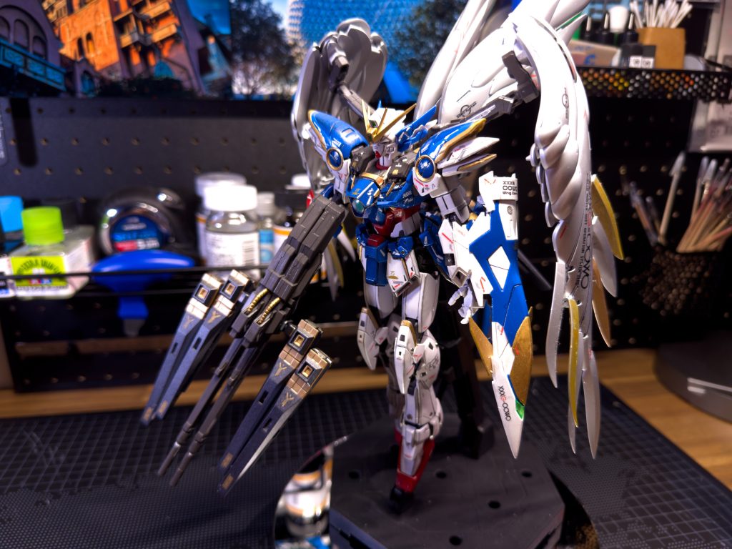 XXXG-OOWO_ウイングガンダムゼロEW_MG_Ver.ka_ドライツバーク風–3枚目/制作者：おすぎ