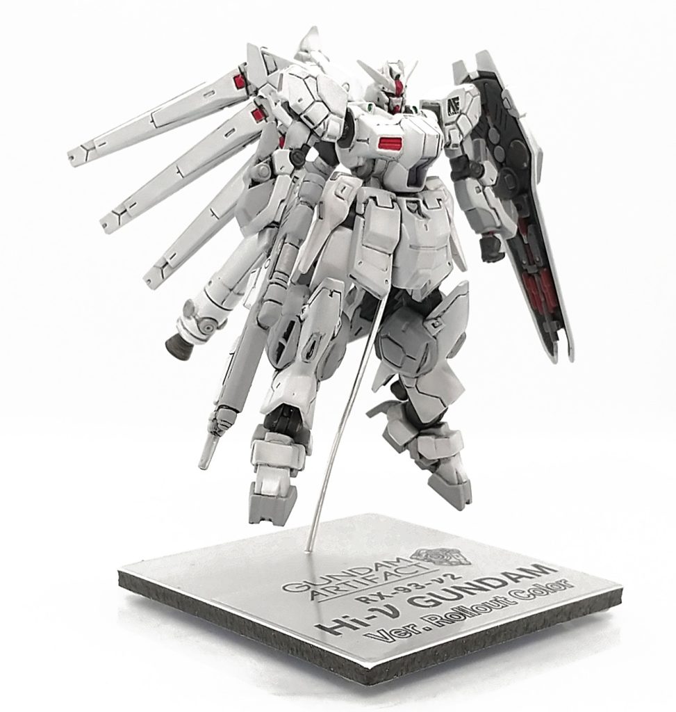 Hi-ν ガンダム ロールアウトカラー ガンダムアーティファクト–2枚目/制作者：ランゼル