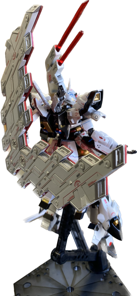 スラスターはチタン焼き塗装しています。