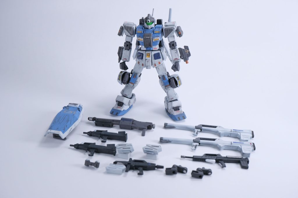 完成状態。オプションをもって状況対応をする機体なので小物多いです。