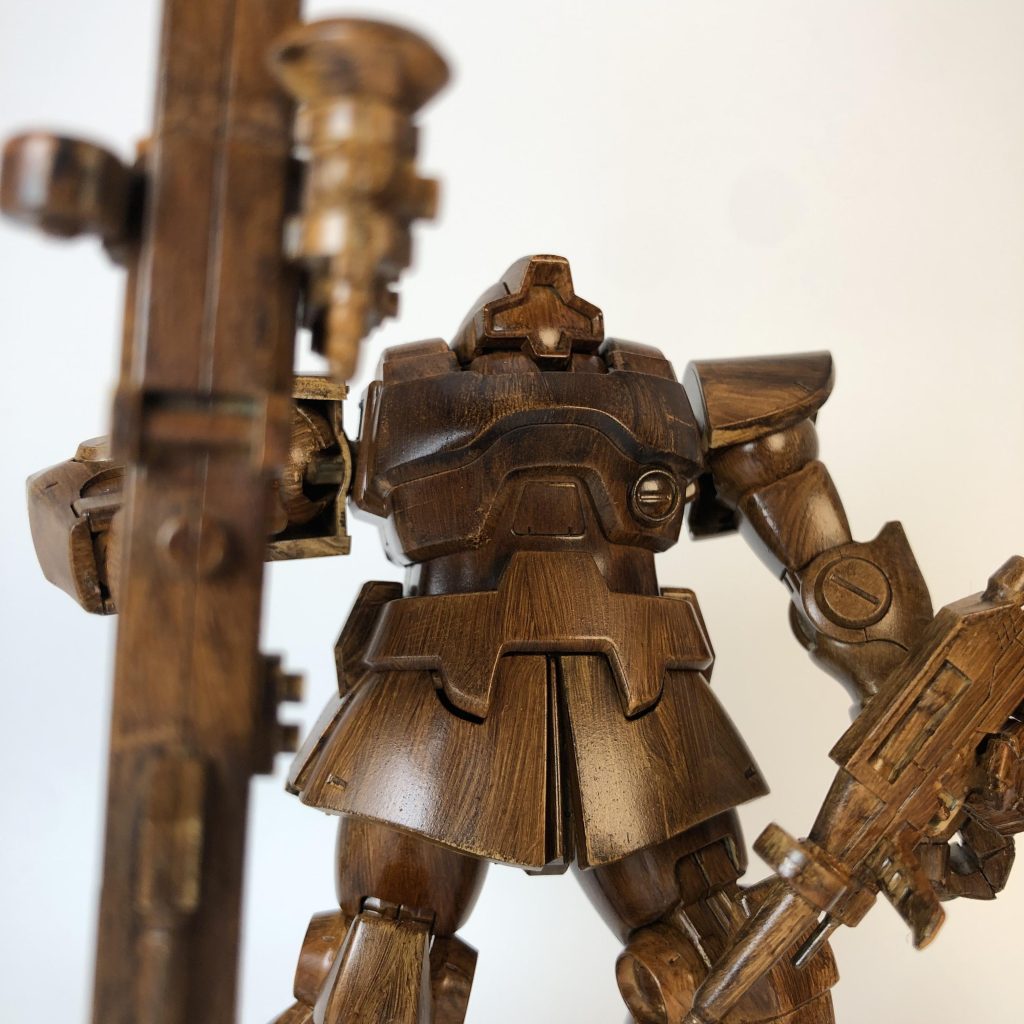 木目調G3＋シャアドム–5枚目/制作者：@plamocross