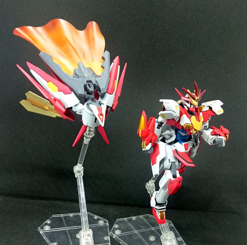 普通にガンプラを組むのも楽しいですがやはりミキシングもすごく楽しいですね。今は時間の関係でそのまま組んで部分塗装つや消しという事が多いですが、近いうちにまたミキシングで未挑戦の加工にもチャレンジしてみたいです。最後までご閲覧ありがとうございました。