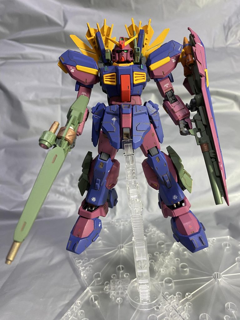 ガンダムMK -Ⅱを基に色々なパーツで持ってミキシング！マフティーの懐事情からいろんなところから寄せ集めて作られたとして製作！