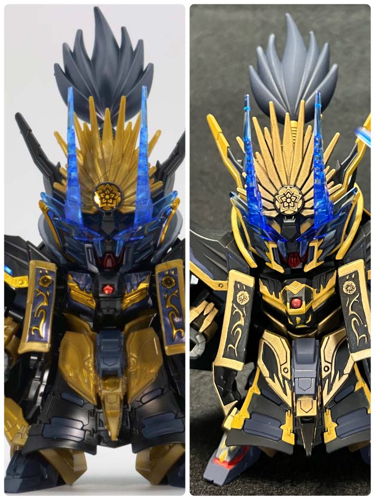 左はシールのみ、塗装なし。右は今回塗装したもの。ディテールはしっかりしているので、塗り分けると結構カッコよくなったと思います。子供の頃の自分が見て、これだったら欲しいってなるかな💦これからはSDも挟みつつ、ガンプラ活動しようと思います。最後までご覧いただきありがとうございます。いつもイイネ下さる方々に感謝です。