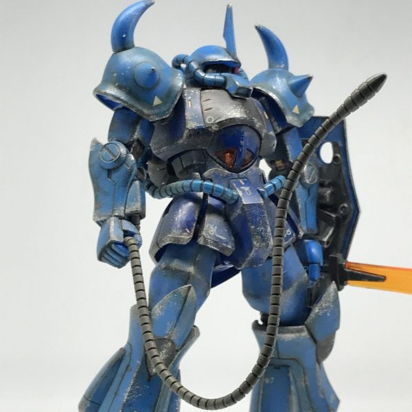 HG グフ 無塗装 お手軽ウェザリング