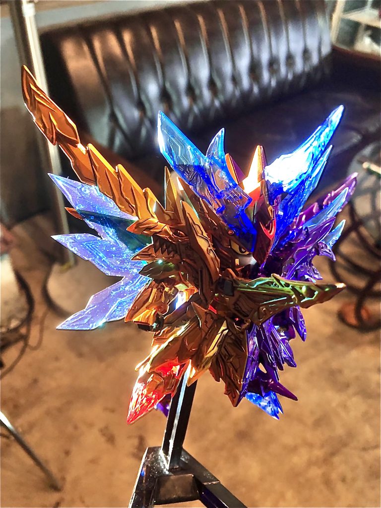 羽のクリアレジン複製は、シリコンはどうしても気が重かったので今回おゆまるで強引に複製しました!トータル4セット目でギリギリ満足のいく出来でしたが、表面処理などが少し大変でした。やりたいこと全部やり切ってみましたが、色々と課題が見えました。いや、でも楽しかったなあー